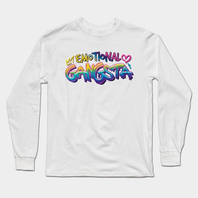 Emotional Gangsta Long Sleeve T-Shirt by FunUsualSuspects